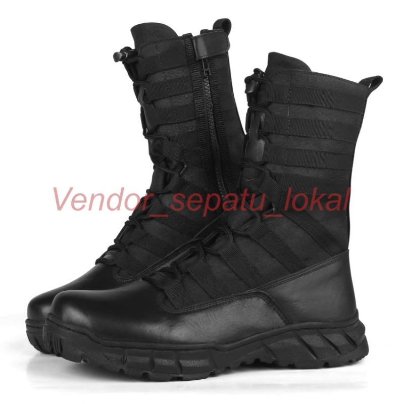 cod sepatu pdl ninja 10 inci kulit asli