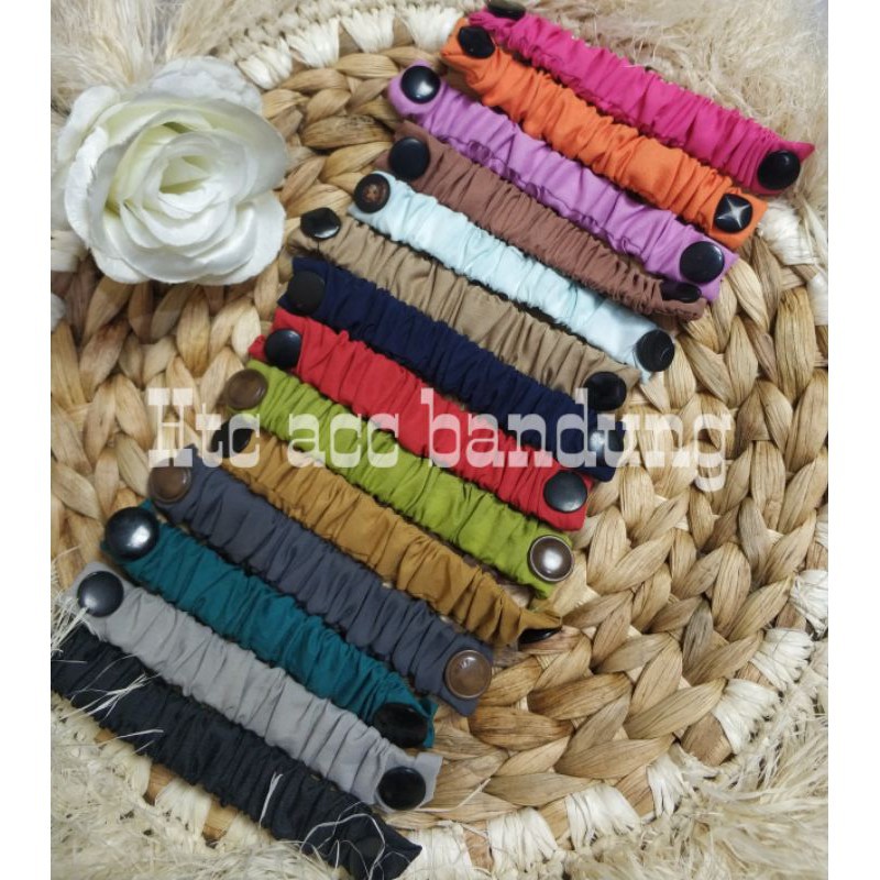 (BISA COD) Scrunchie jumbo / kuncir rambut jumbo / Cepol Jumbo / Penambah Volume Hijab