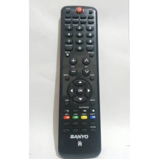 Remote remot TV Sanyo LCD LED menyerupai original