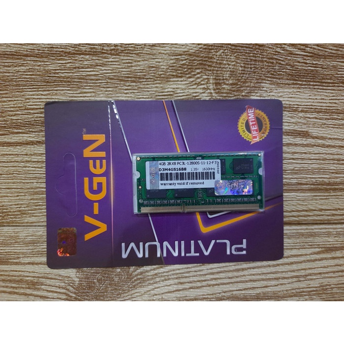 RAM LAPTOP DDR3 4gb PC12800 VGEN (platinum)