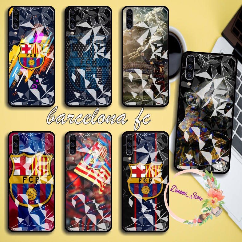 softcase diamond BARCELONA FC Oppo A3s A1k A5 A9 2020 A7 F9 A5s A31 A52 a53 A92 A37 A57  DST750