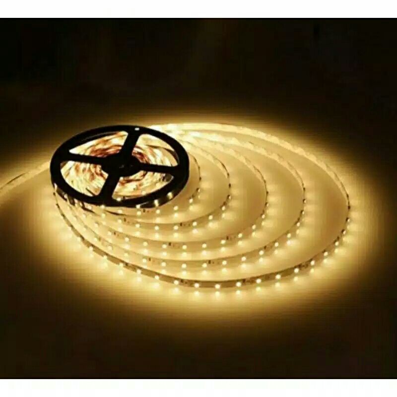 Lampu Led Strip Roll 5 meter 12 Volt - 24 volt Mata Led 3528 Mobil Truk Bis Universal