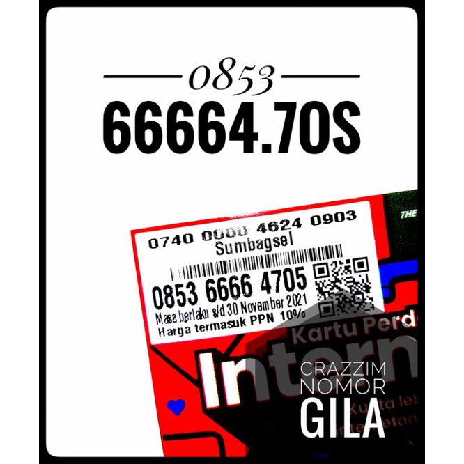 Nomor Cantik Telkomsel Kartu As kwartet. No Cantik Super 705