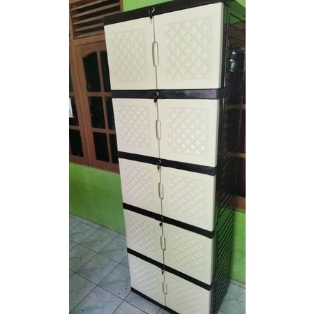 lemari plastik aquose jumbo susun 5