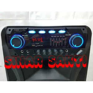 Murah Speaker Portable Wireless Krezt WAS 112 LV ( 12 inch ) Bluetooth