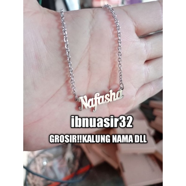 CUSTOM KALUNG NAMA SILVER FREE REQUES NAMA