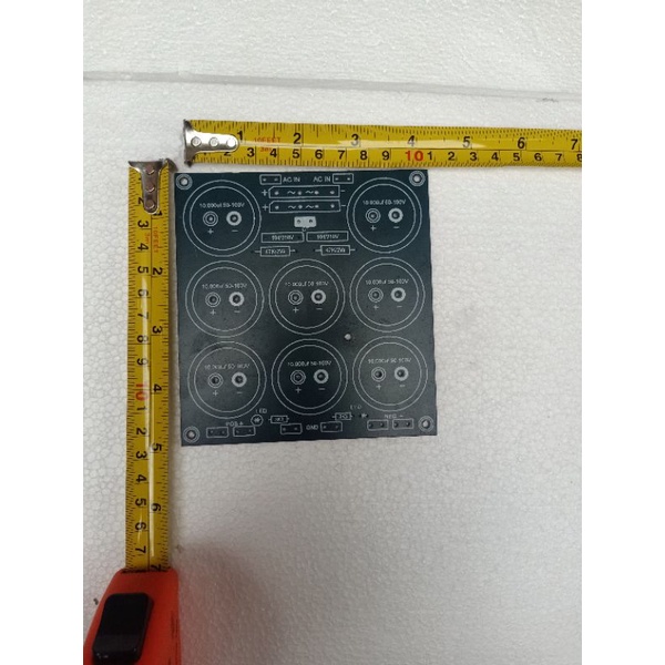 pcb elko isi 8 elco tekno power supply psu amplifier ampli power ampli rakitan