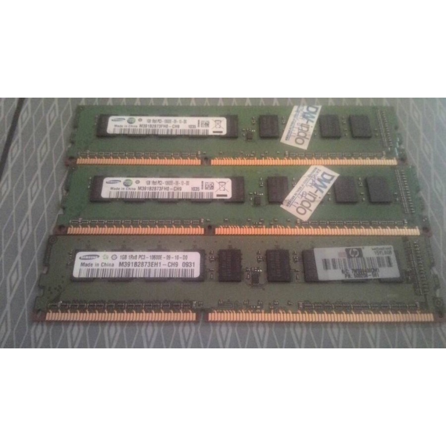 RAM SERVER Samsung 1GB 1RX8 PC3-10600E