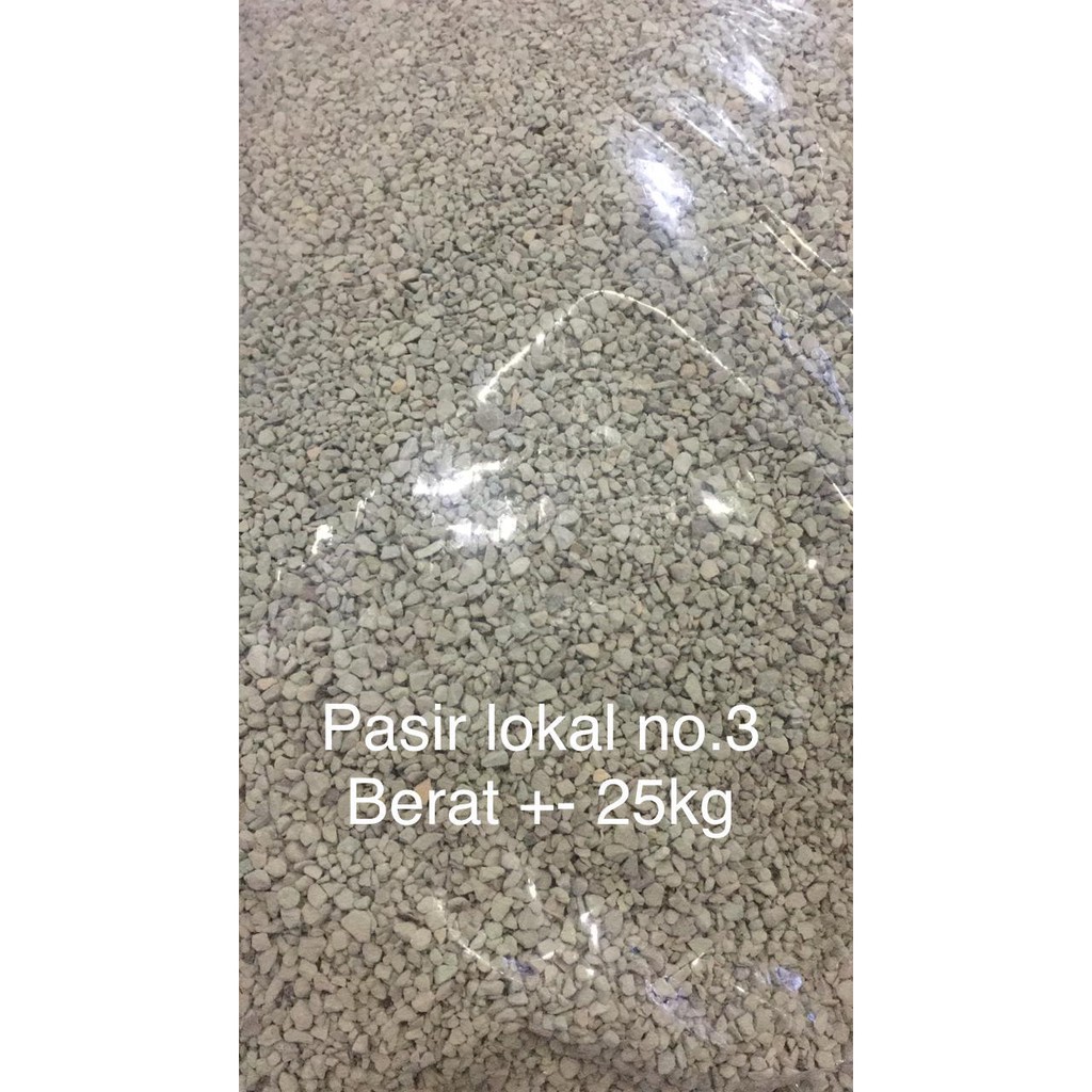 Pasir Lokal kucing no.1 2 3 - 25kg - karung - GOJEK -GRAB INSTANT ONLY