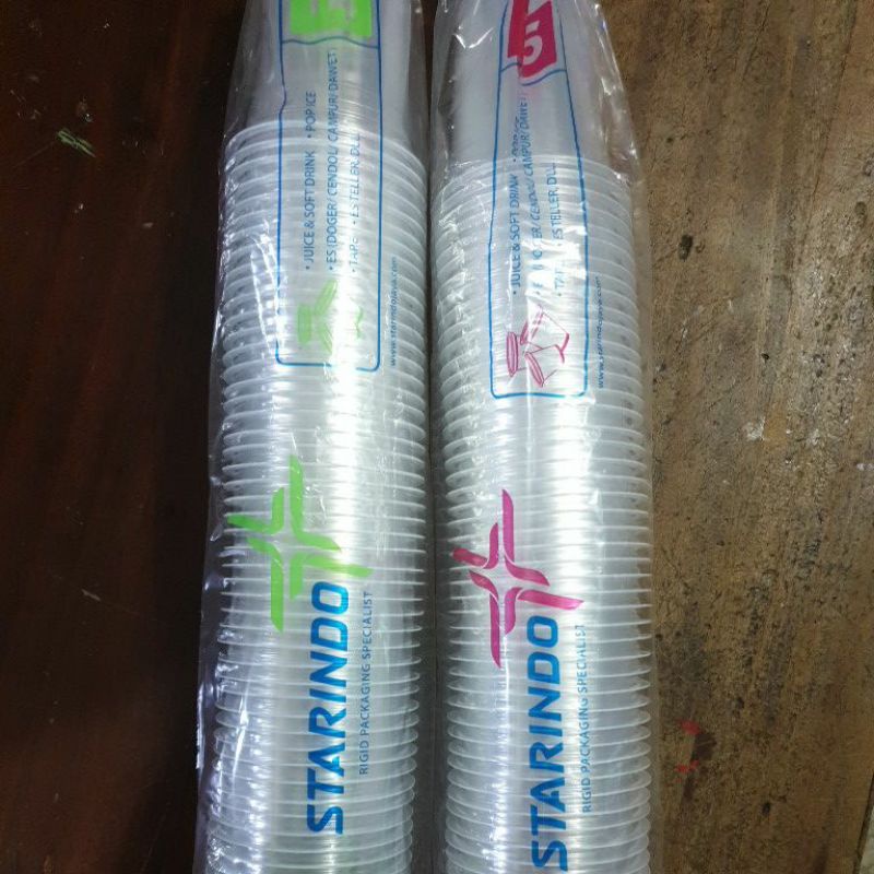 gelas cup plastik starindo