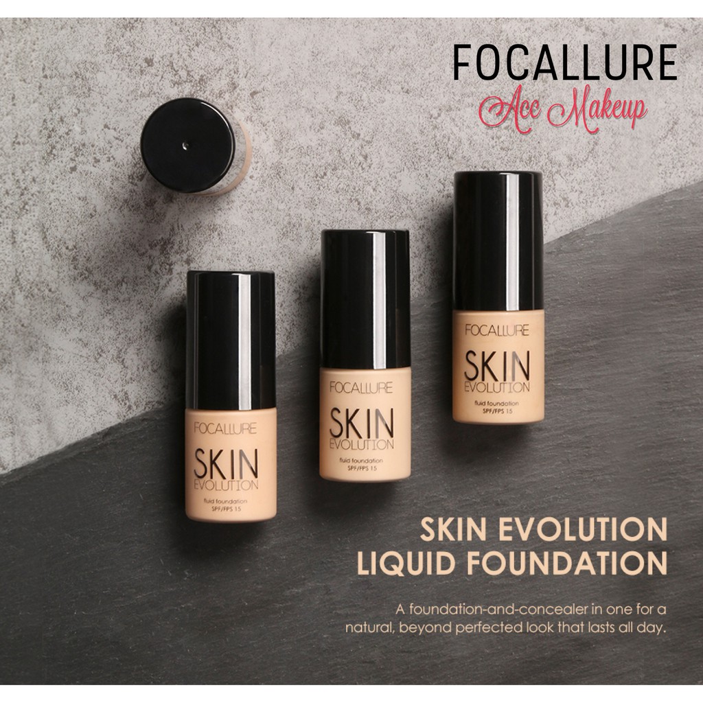  JKT Focallure BB Cream Foundation Cair Original 107 