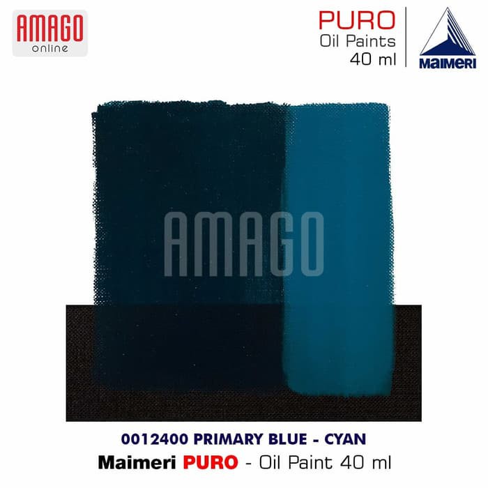 MAIMERI PURO - OIL PAINT - PRIMARY BLUE - CYAN - 40ML - M0012400