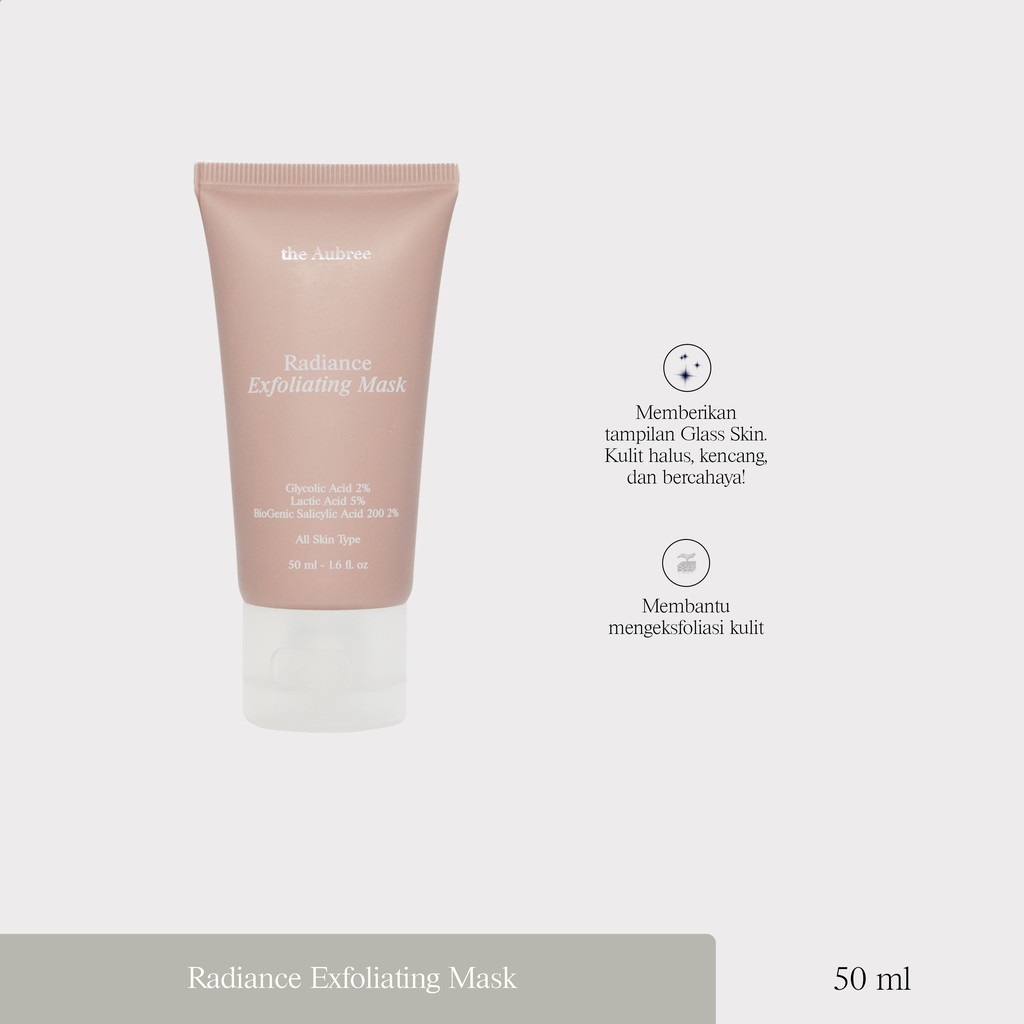 The Aubree Radiance Exfloating Mask 50ml - BPOM 100% Original