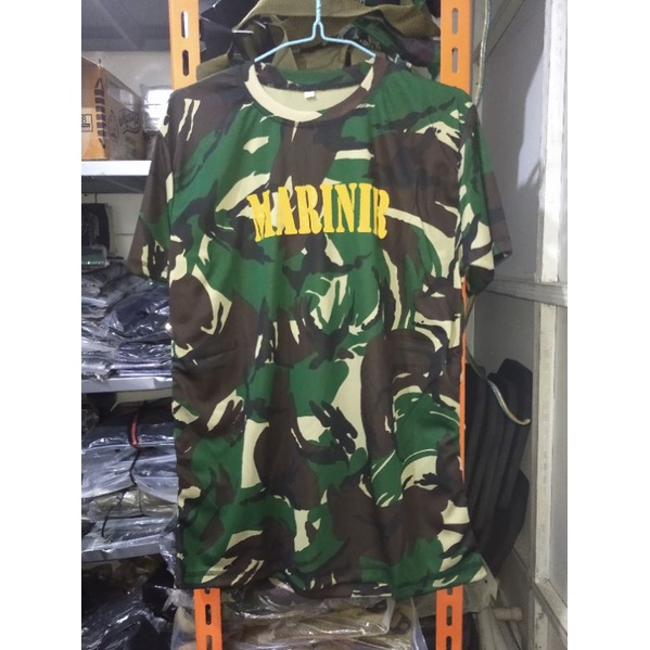 Kaos Dryfit Marinir Loreng Malvinas Lengan Pendek