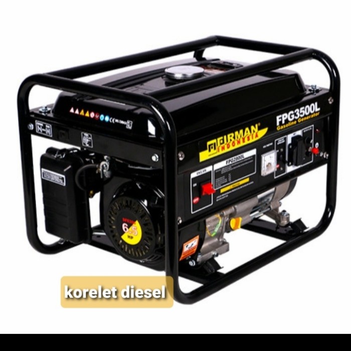 Mesin genset FIRMAN FPG3500L 2.5KW 1PHASE /GASOLINE GENERATOR
