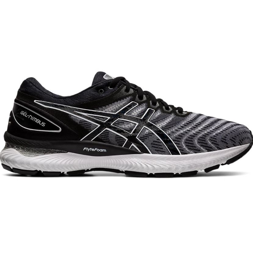 SALE  Sepatu Running ASICS GEL-NIMBUS 22 Men's White/Black Original BNIB