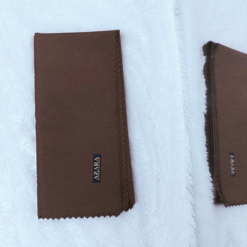 HIJAB SEGIEMPAT AZARA OSKARA-Cokelat pramuka