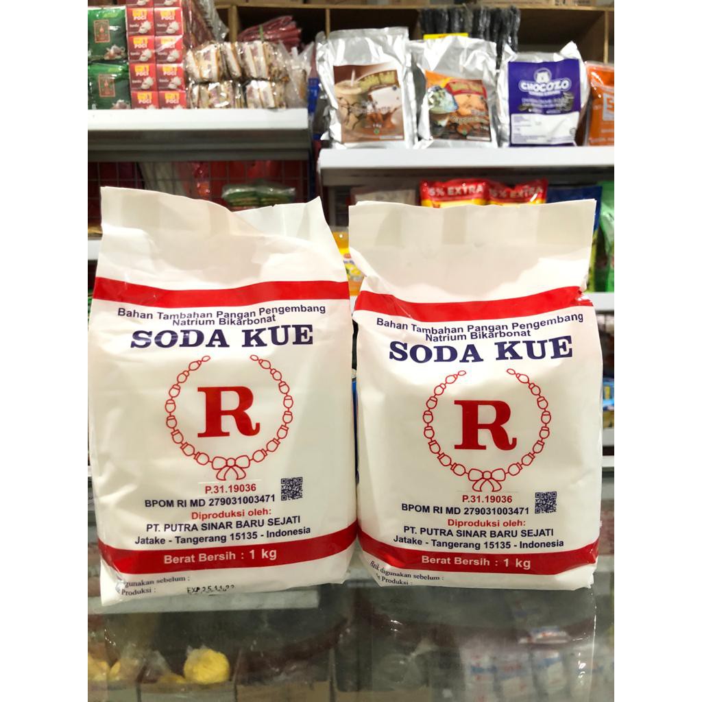 

Soda Kue R Kemasan 1 kg / Pengembang Roti