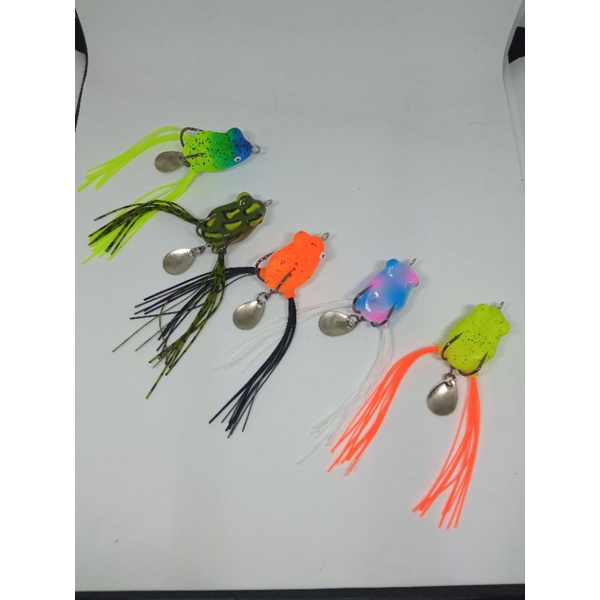 SOFT FROG / UMPAN KODOK KARET / LURE / UMPAN TIRUAN