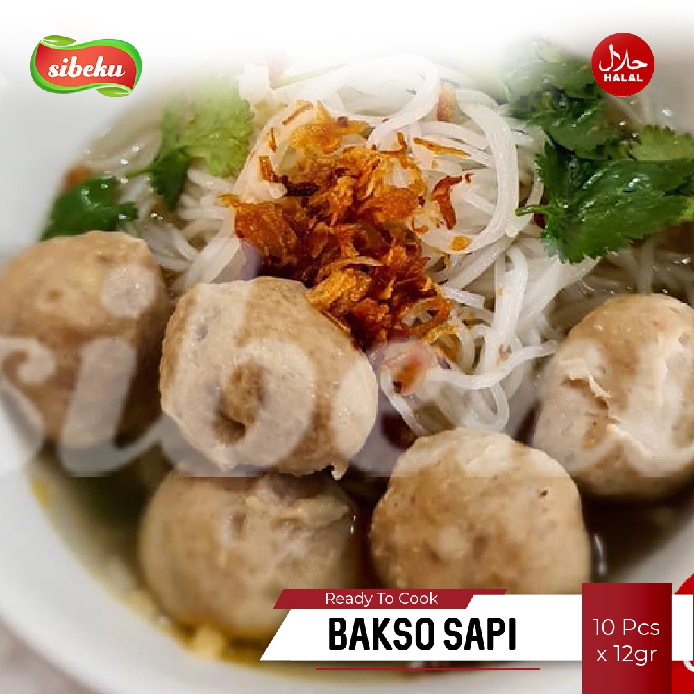 

Bakso Sapi Premium Lengkap Bumbu Kaldu Sapi isi 10pcs Halal - Frozen Food