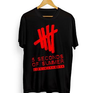 kaos baju t-shirt 5 second of summer unisex