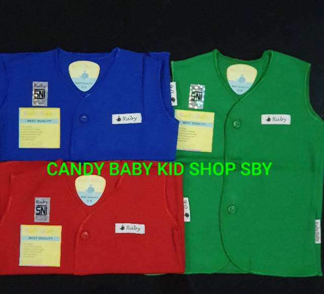 Baju bayi ruby baby warna tua newborn Kutungan Pendek Panjang isi 3 Murah Halus Lembut