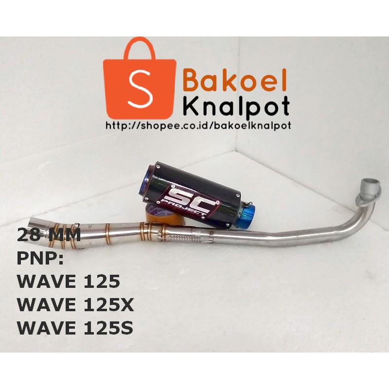 Ekzos Wave125 / Ekzos Wave125x / Ekzos Wave 125 28mm / Ekzos Wave 125 S / Exhaust Wave 125