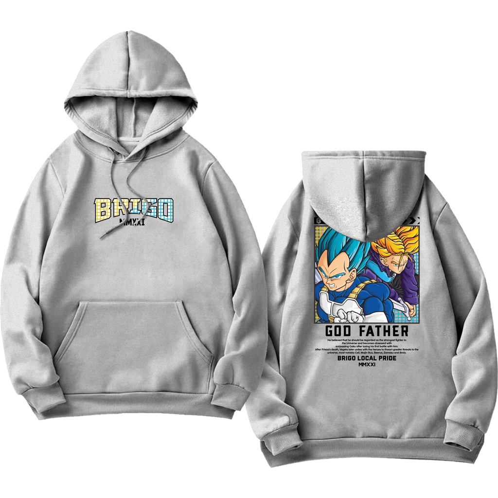 BRIGO Jumper Hoodie Goo Father anime II Sweater Hoodie BRIGO Goo Father anime  Sablon DTF Fleece Cotton M-XXL (Pria &amp; Wanita) Free stiker&amp;Gantungan Kunci