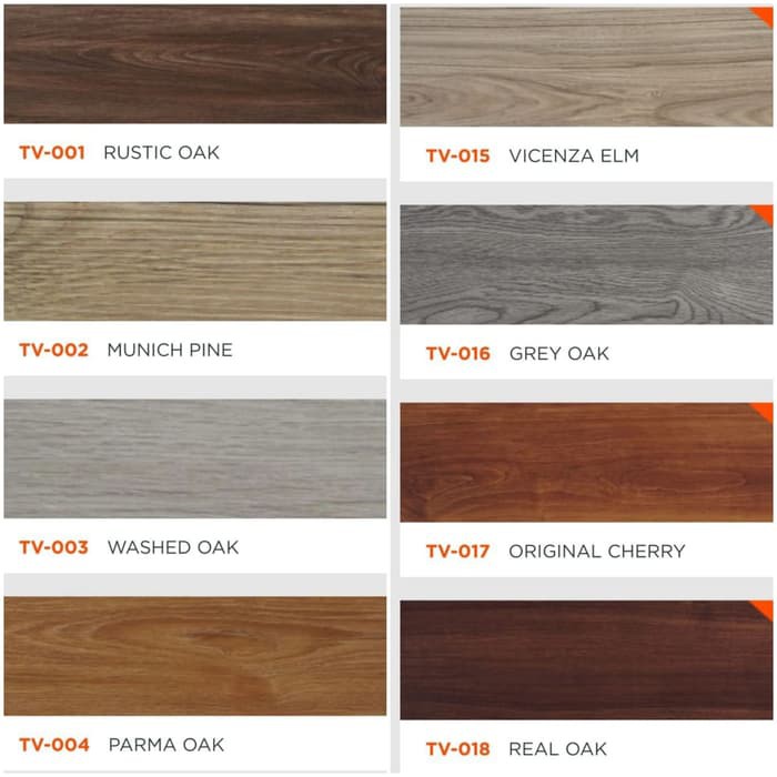 VINYL TACO FLOORING LUXURY PLANKS WOODGRAIN 3mm