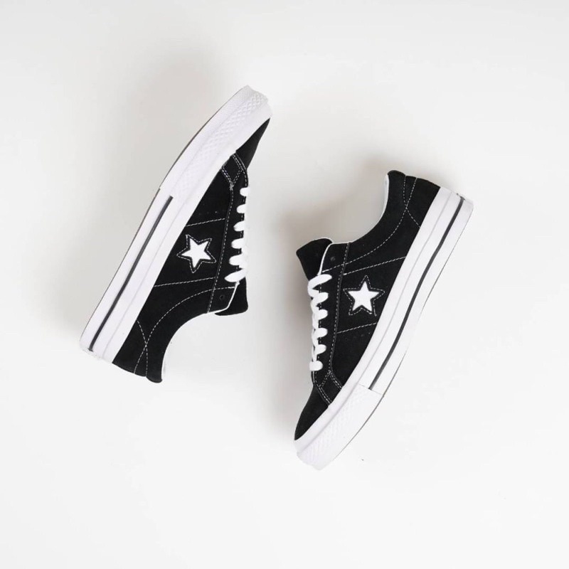 Converse One Star Ox Black White Original