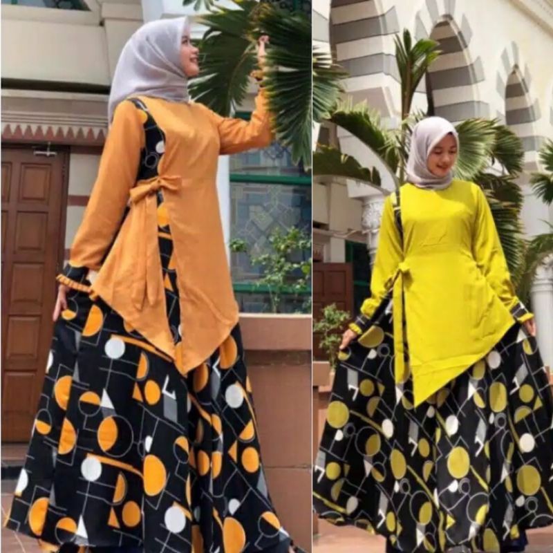 GAMIS MODERN//GAMIS AYSIYAH//FASHION MUSLIM//BY. LAKU FASHION
