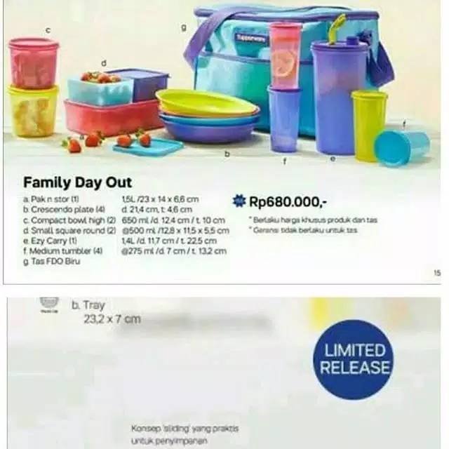 Tuperware Fdo Free Tumbler Shopee Indonesia