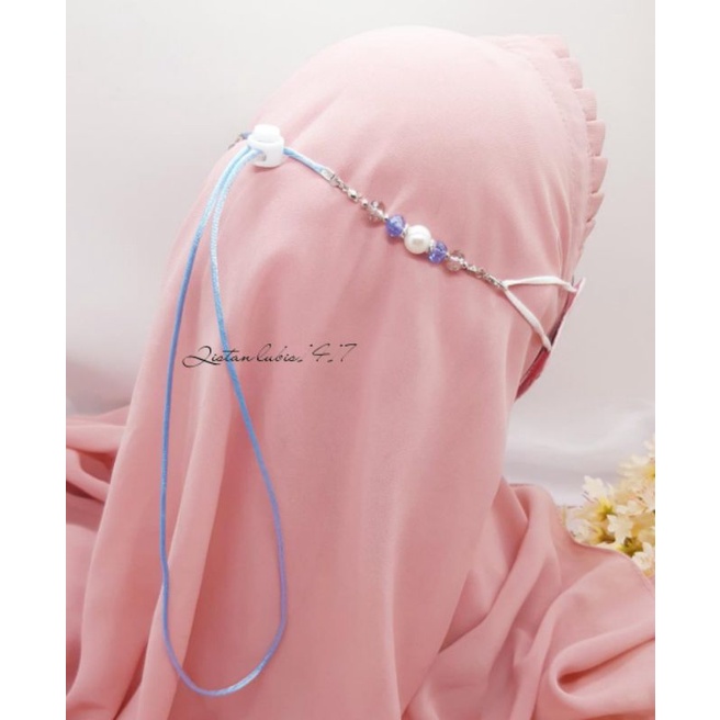 Strap masker mutiara kristal beli 10 free 2