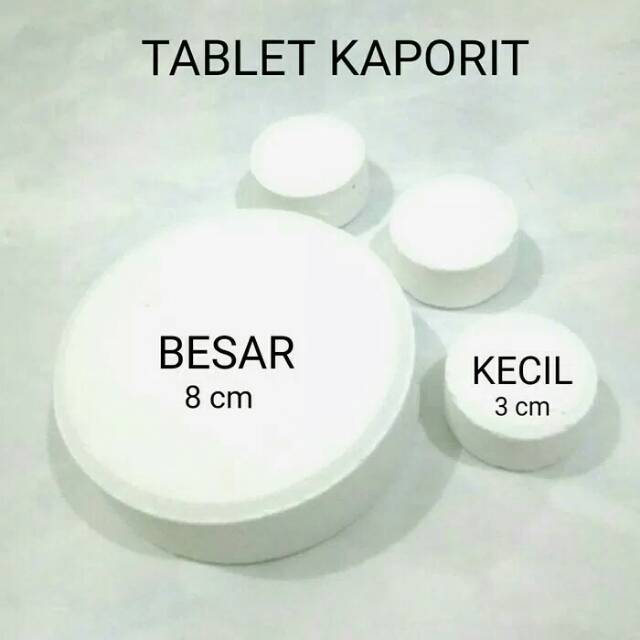 Tablet Kaporit Kecil - Chlorine Tablet