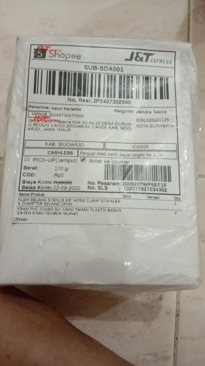 Kran Pvc Jumbo 3/4 Kran Taman Plastik Besar 3/4 Dim Kran Tembok Murah