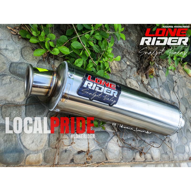 knalpot lone rider original silincer big volume inlet 50 mm