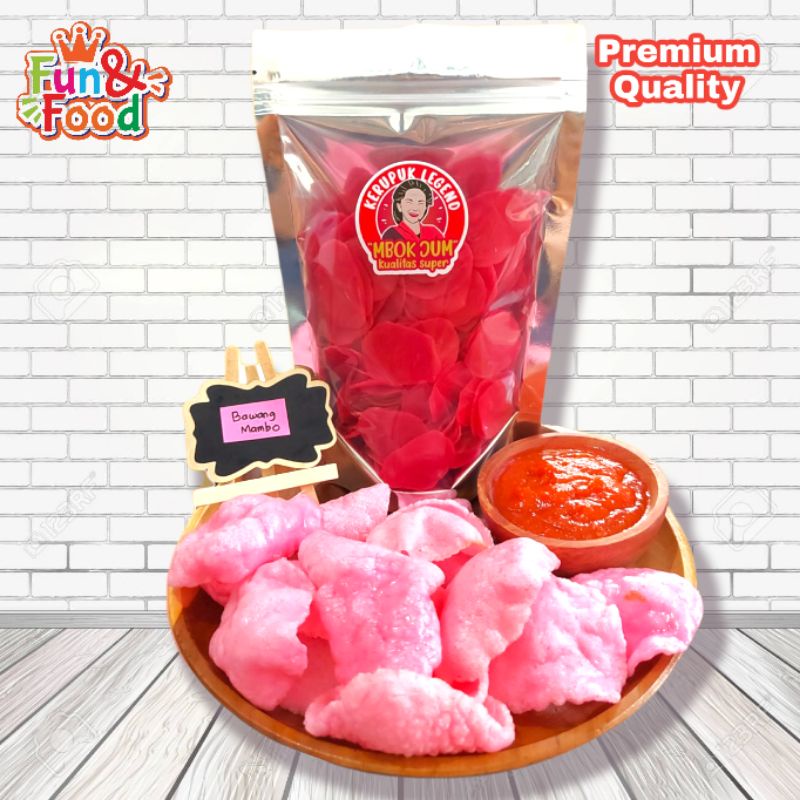 

Kerupuk Mentah Kerupuk Bawang Mambo Pink Krupuk Bawang Asli Kualitas Premium