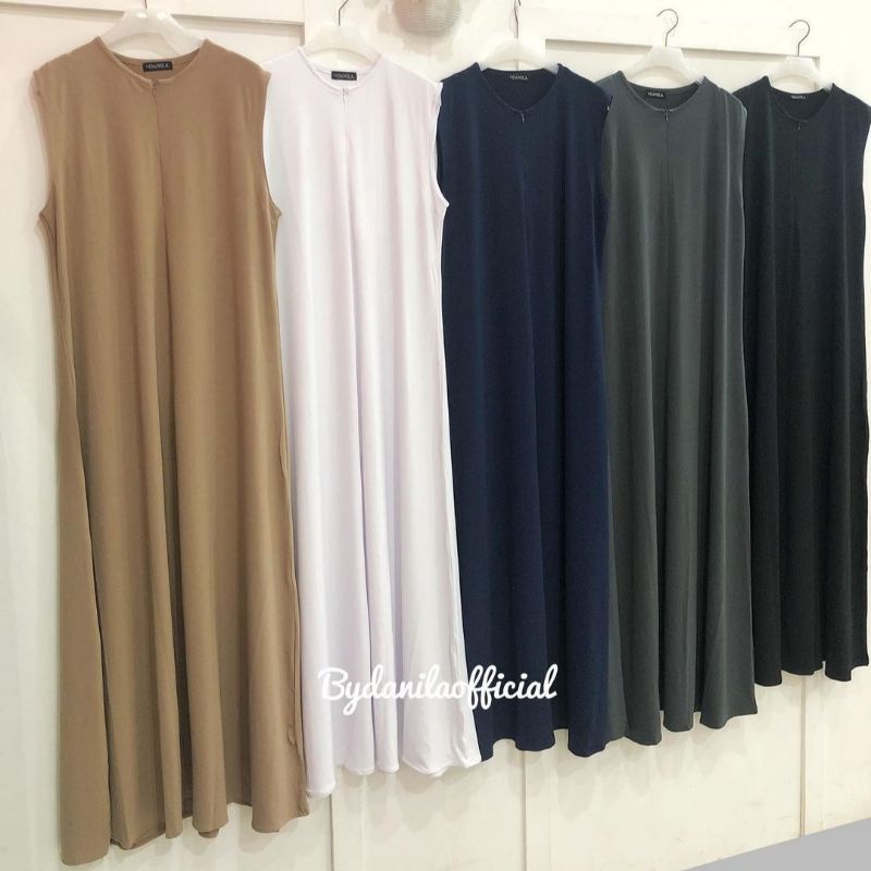 inner dress lengan pendek premium bydanila