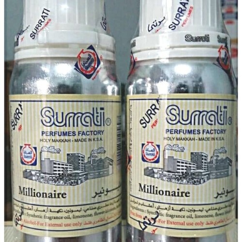 Parfum MILLIONAIRE 100gr By Surrati Factory Holly Makkah KSA | bibit minyak wangi NON ALKOHOL 100%