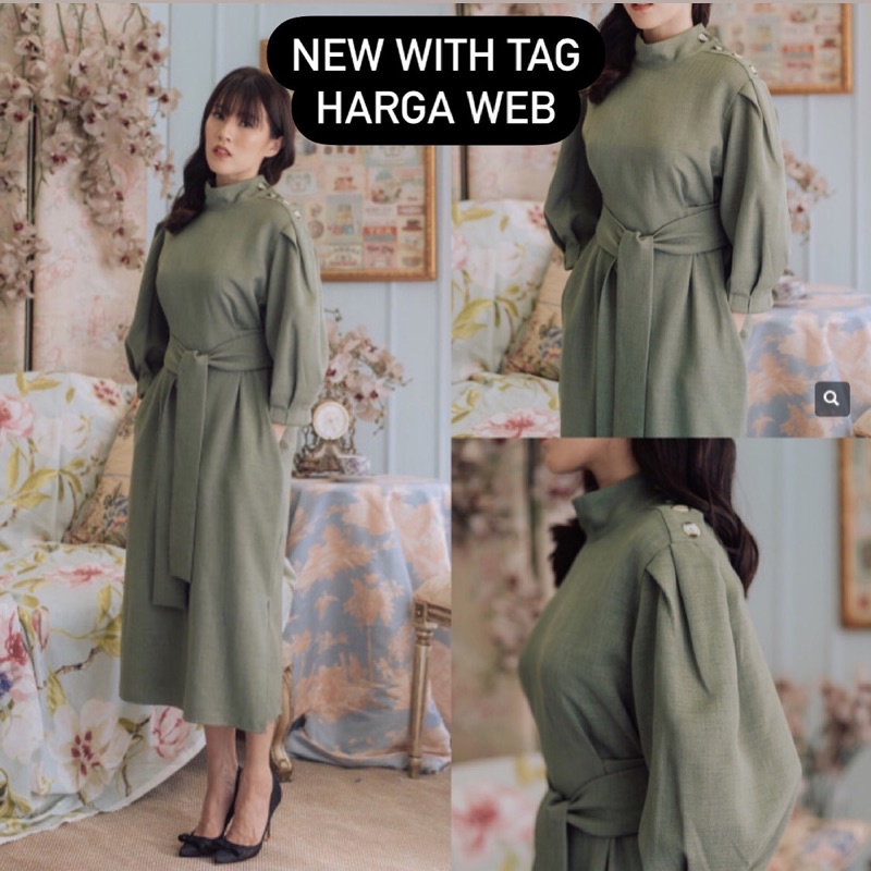 MAVEN JADE DRESS PISTACHIO