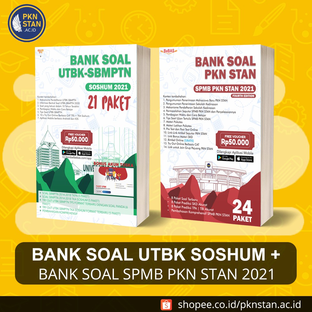 Paket 2 Buku Bank Soal Utbk Soshum Bank Soal Pkn Stan The King Best Seller Supermodul 2021 Shopee Indonesia