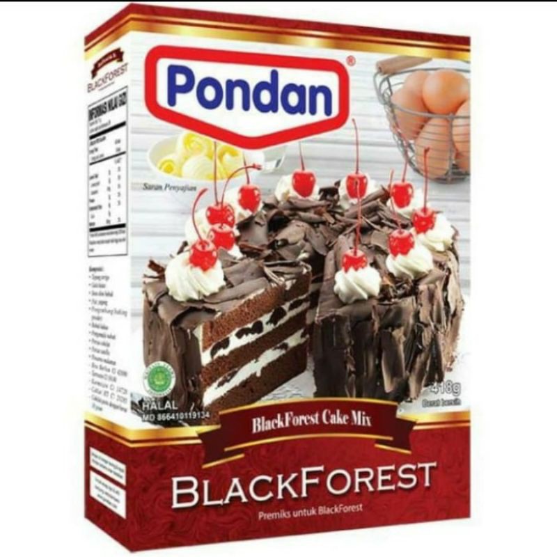 

pondan black forest 418gr