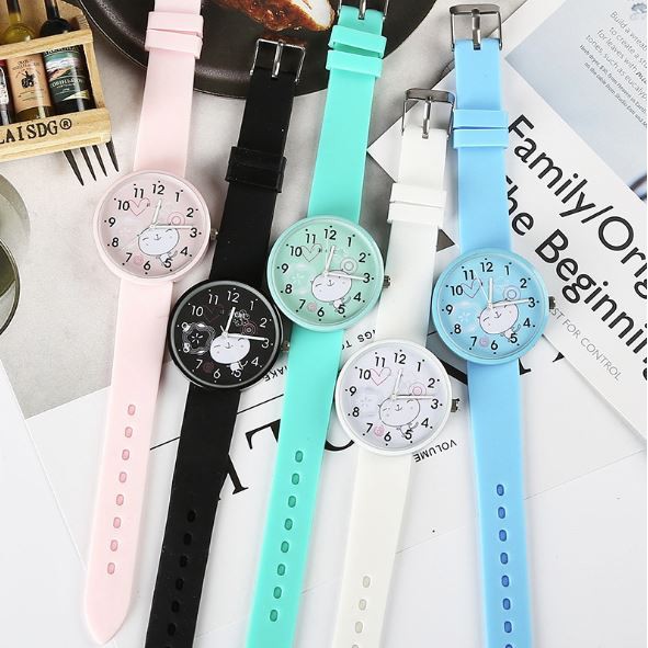 RAB JT291 OBRAL JAM TANGAN REJECT WANITA CAT HARAJUKU