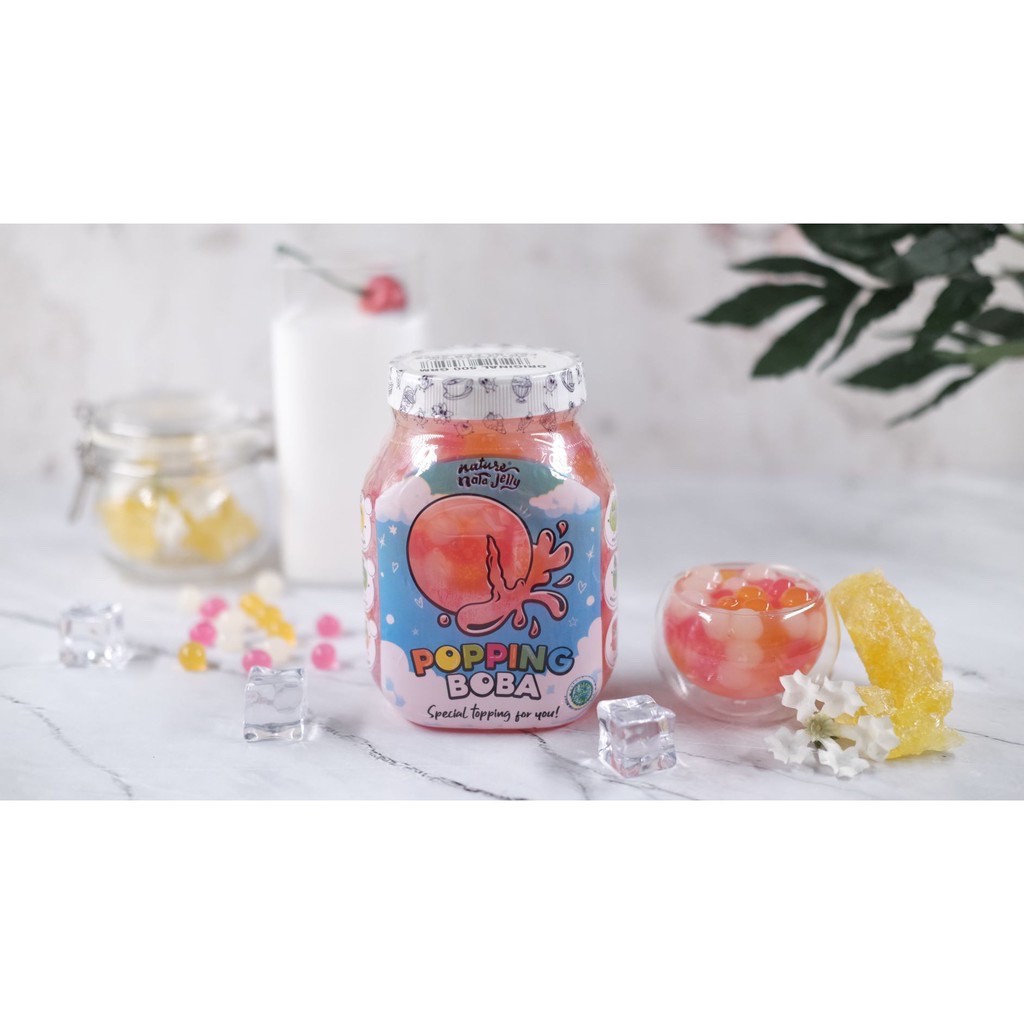 

POPPING BOBA RASA ORIGINAL 500 GRM / TOPPING MINUMAN TERMURAH DAN KEKINIAN