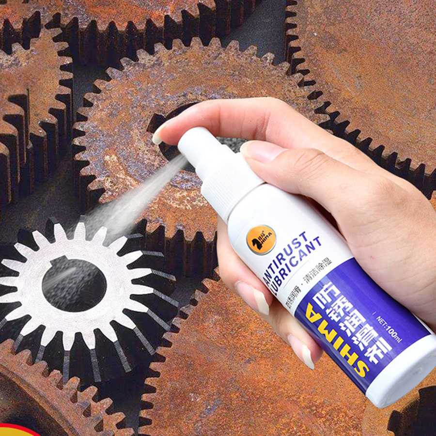 Cairan Pelumas Anti Karat Quick Cleaning Rust 100ml / Penghilang Karat Mobil Knalpot Sepeda Motor Besi Stainless Ori / Cairan Pembersih Karat Kerak Mesin Motor / Anti Karat Semprot Mobil Motor / Penghilang Kerak Panci Wajan  Blok Mesin Motor Kamar Mandi