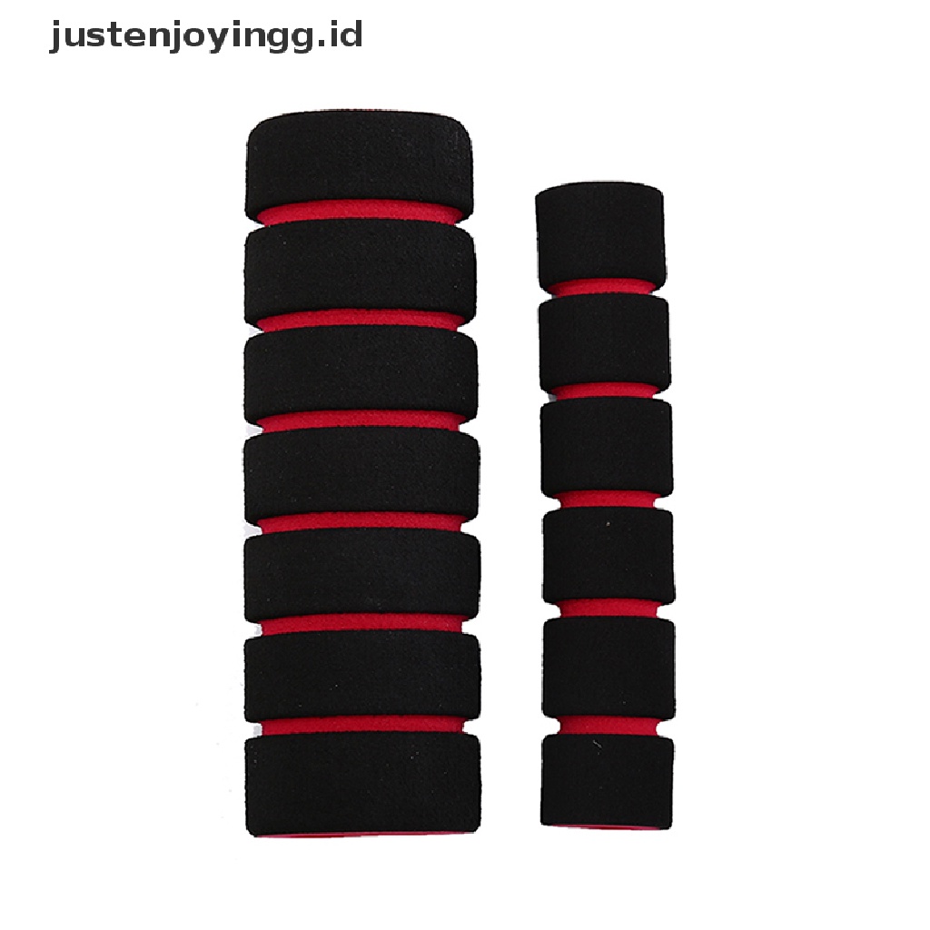 4pcs / set grip Stang Sepeda / Motor universal Bahan Busa Nyaman Warna Acak