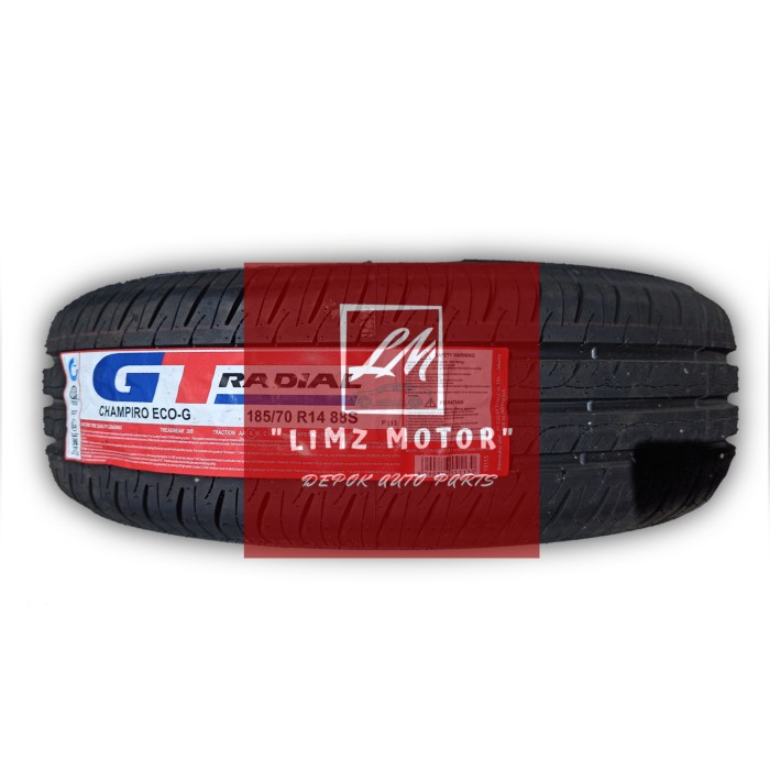 3vb000b Ban Luar Gt Radial Champiro Eco-G 185 70 R.14 88S Nh2050N