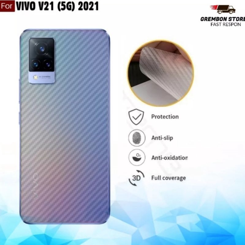 GARSKIN SKIN KARBON VIVO V21 4G / VIVO V21 5G
