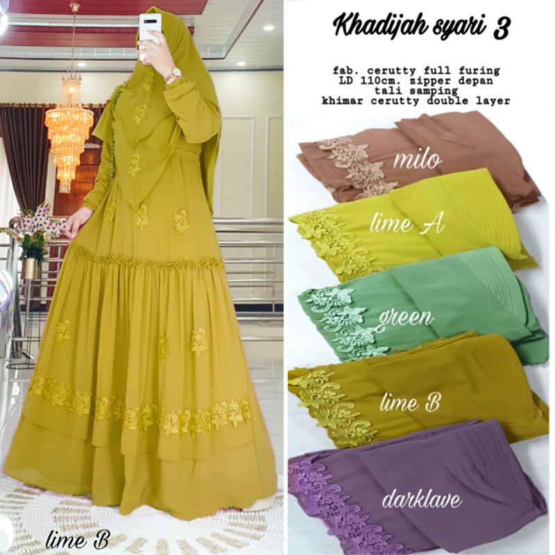 AINI SYARI ORI BY VINS GAMIS LEBARAN PREMIUM