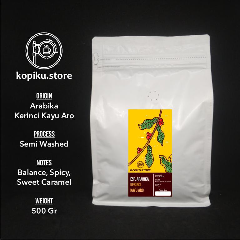 

Kopi Arabika Kerinci Kayu Aro 500 gr | Espresso Beans - Biji/Bubuk